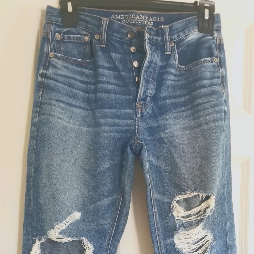 American Eagle Vintage High Rise Straight Jean